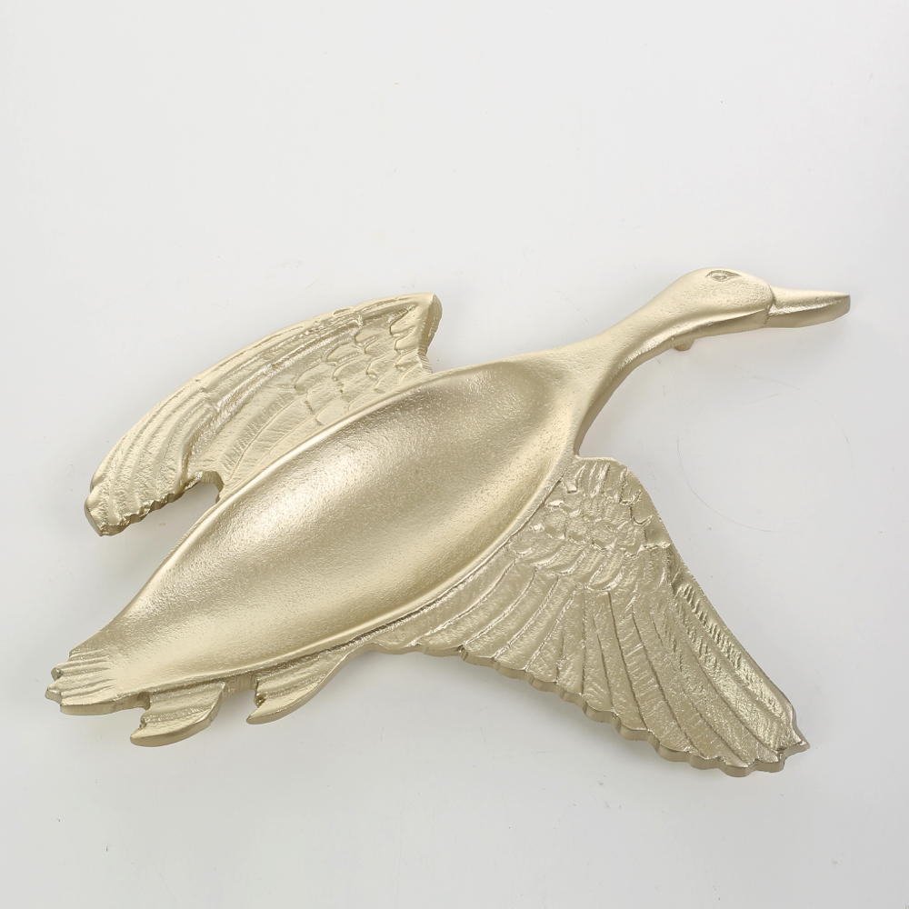 GOLD DEKORATİF KUŞLU AKSESUAR AK.IU0252